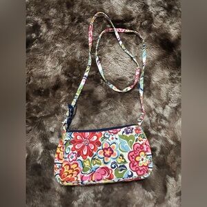 VERA BRADLEY Hope Garden Pattern (Retired) Small Top Zip Crossbody Bag